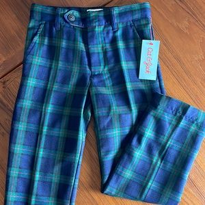 Boys plaid pants